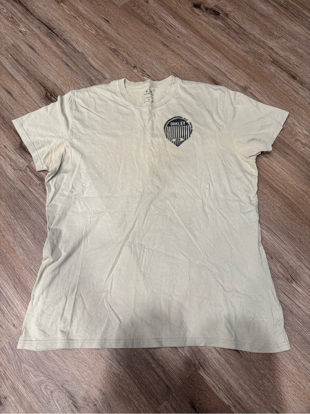 Oakley Danger Cream Short Sleeve Logo Tee